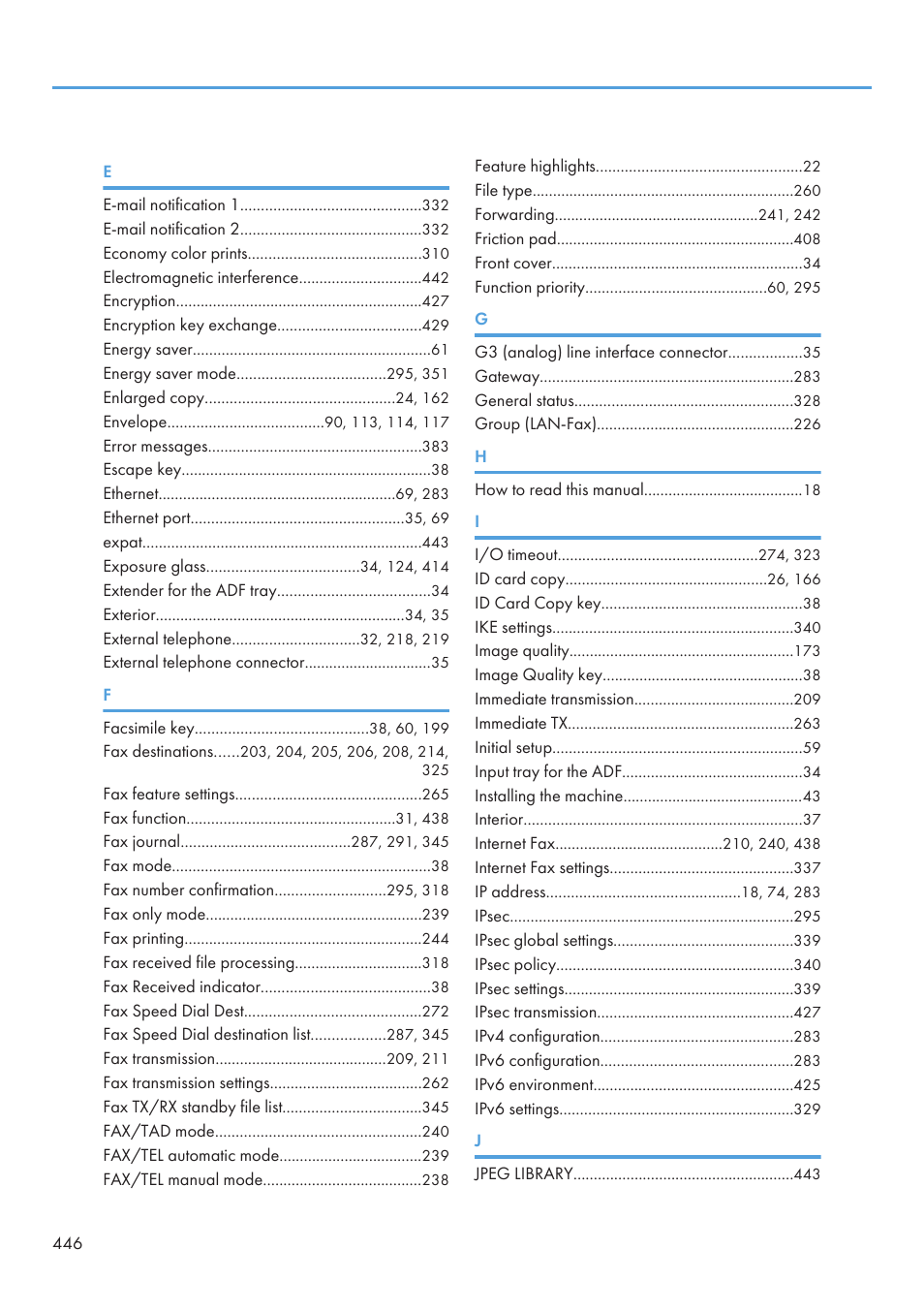 Ricoh SP C240SF User Manual | Page 448 / 456