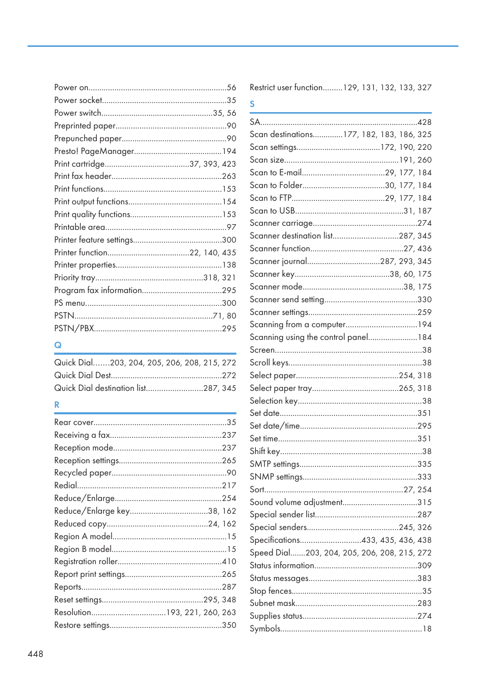 Ricoh SP C240SF User Manual | Page 450 / 456