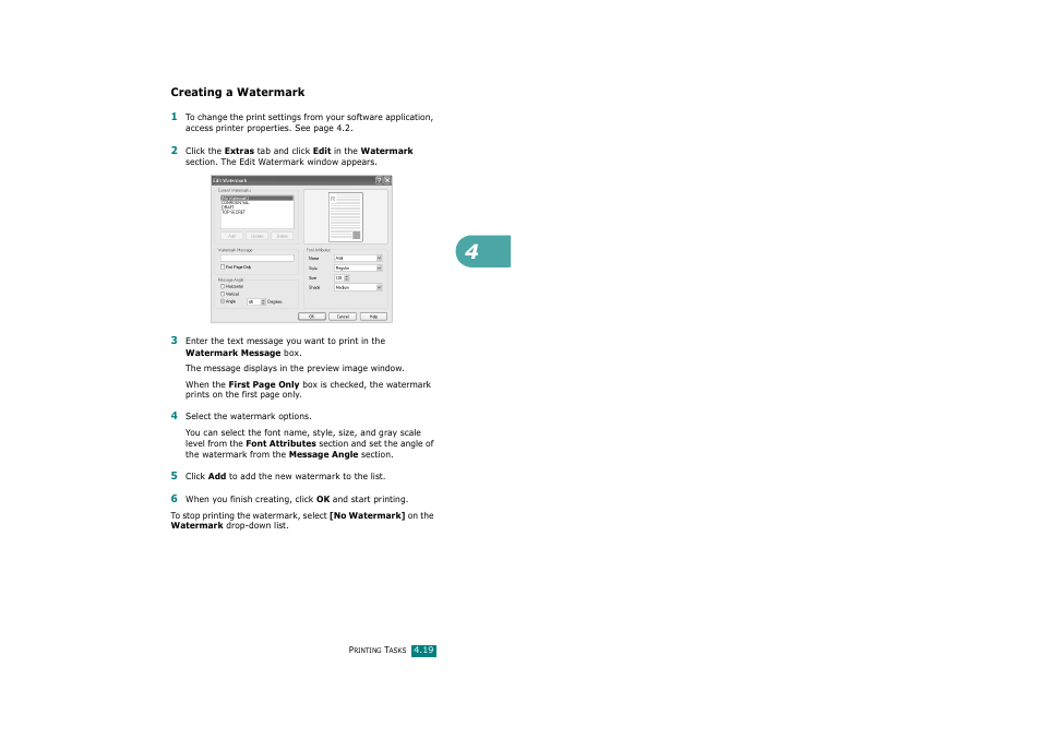 Creating a watermark | Ricoh Aficio FX200 User Manual | Page 108 / 278