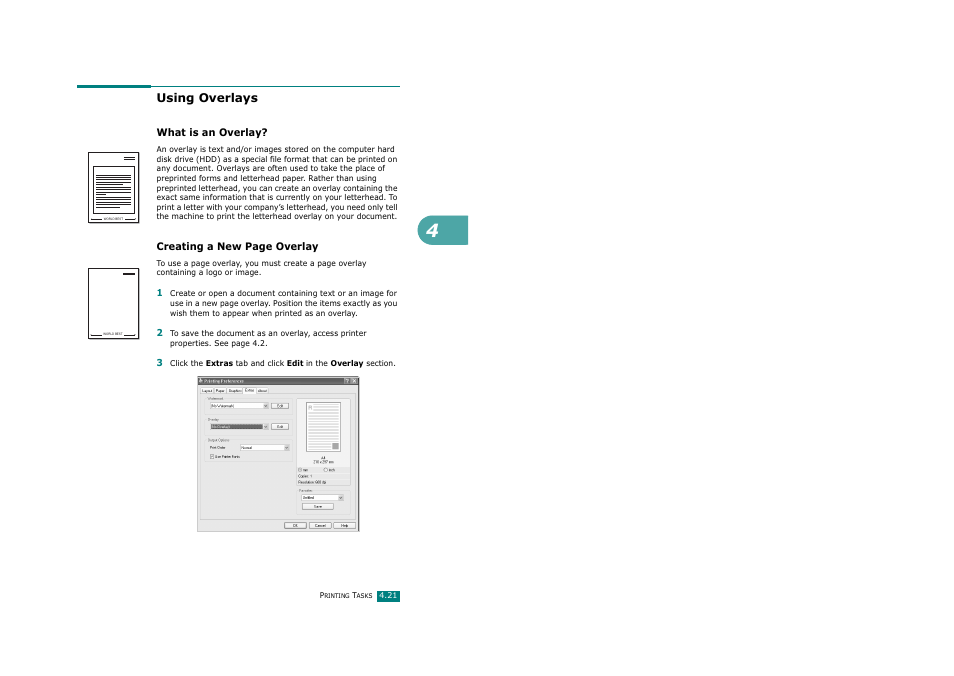 Using overlays, What is an overlay | Ricoh Aficio FX200 User Manual | Page 110 / 278