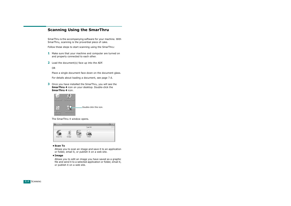 Scanning using the smarthru | Ricoh Aficio FX200 User Manual | Page 133 / 278
