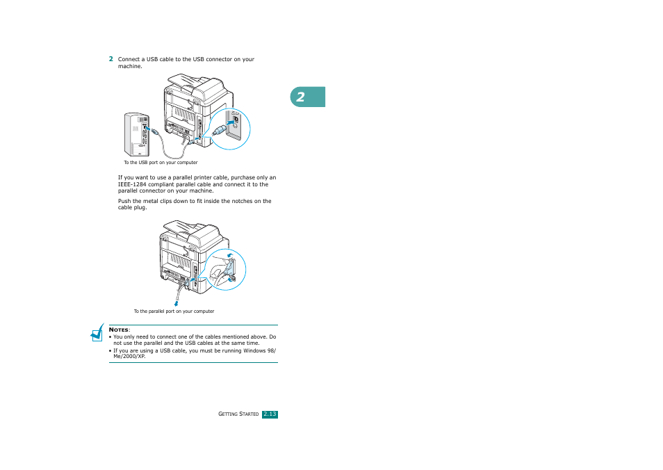 Ricoh Aficio FX200 User Manual | Page 38 / 278