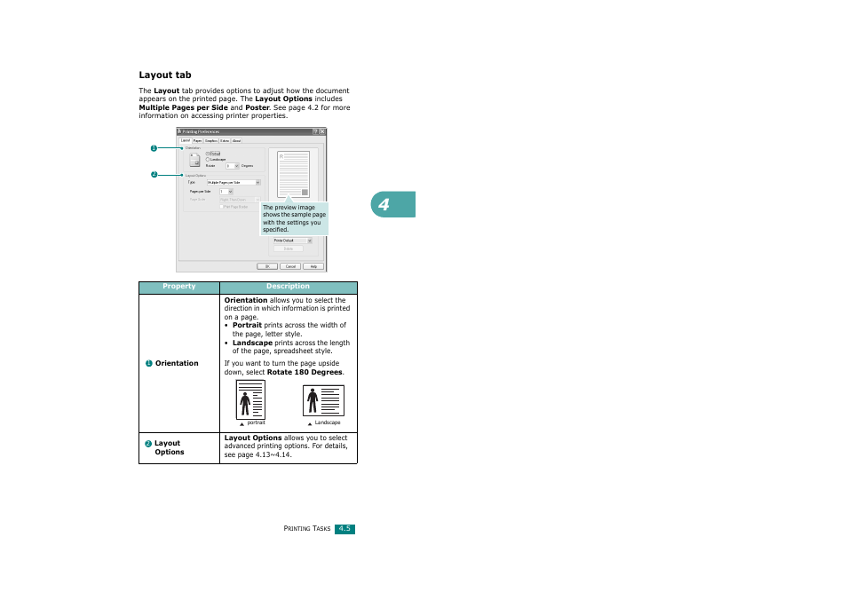 Layout tab | Ricoh Aficio FX200 User Manual | Page 94 / 278