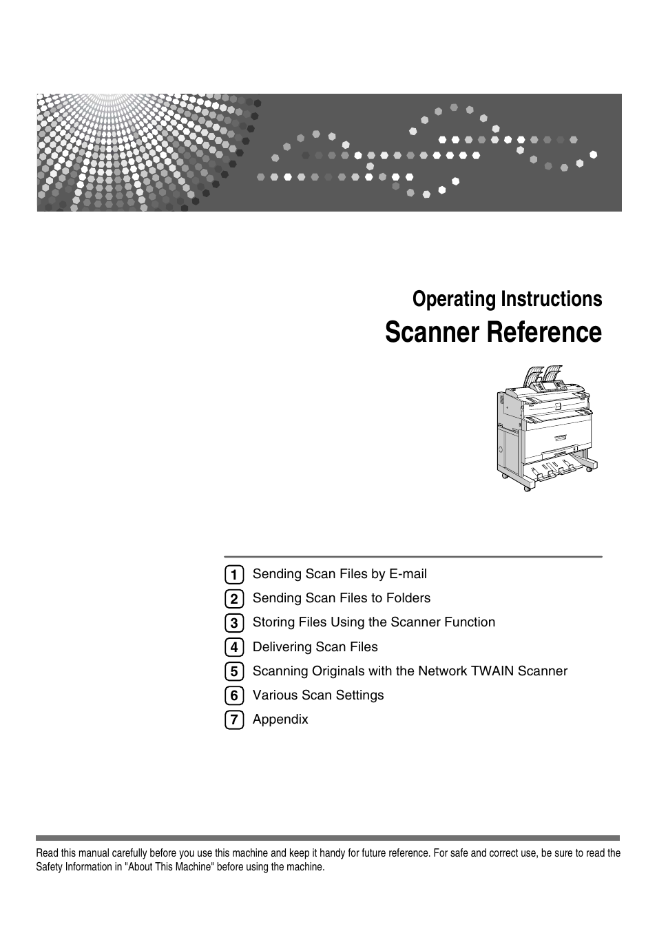Ricoh Type W3600 User Manual | 166 pages