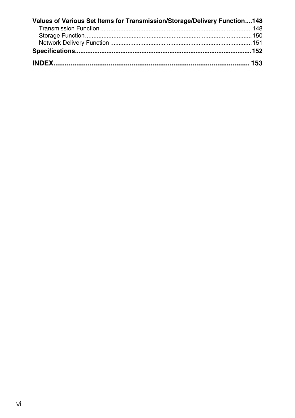 Ricoh Type W3600 User Manual | Page 8 / 166