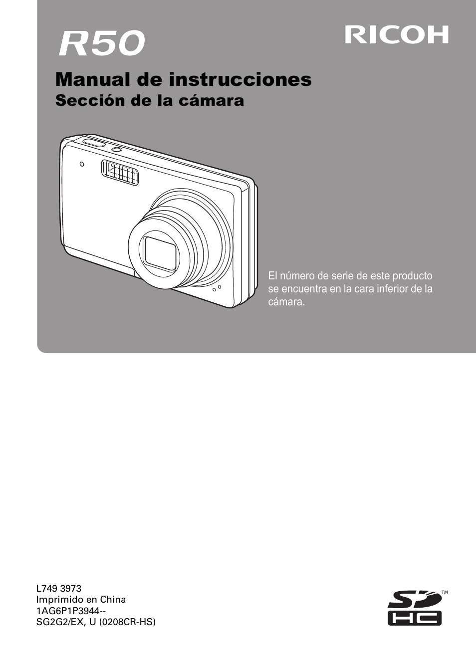 Ricoh R50 User Manual | 159 pages