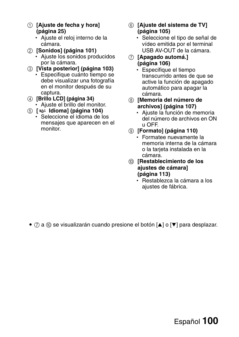 Español | Ricoh R50 User Manual | Page 102 / 159