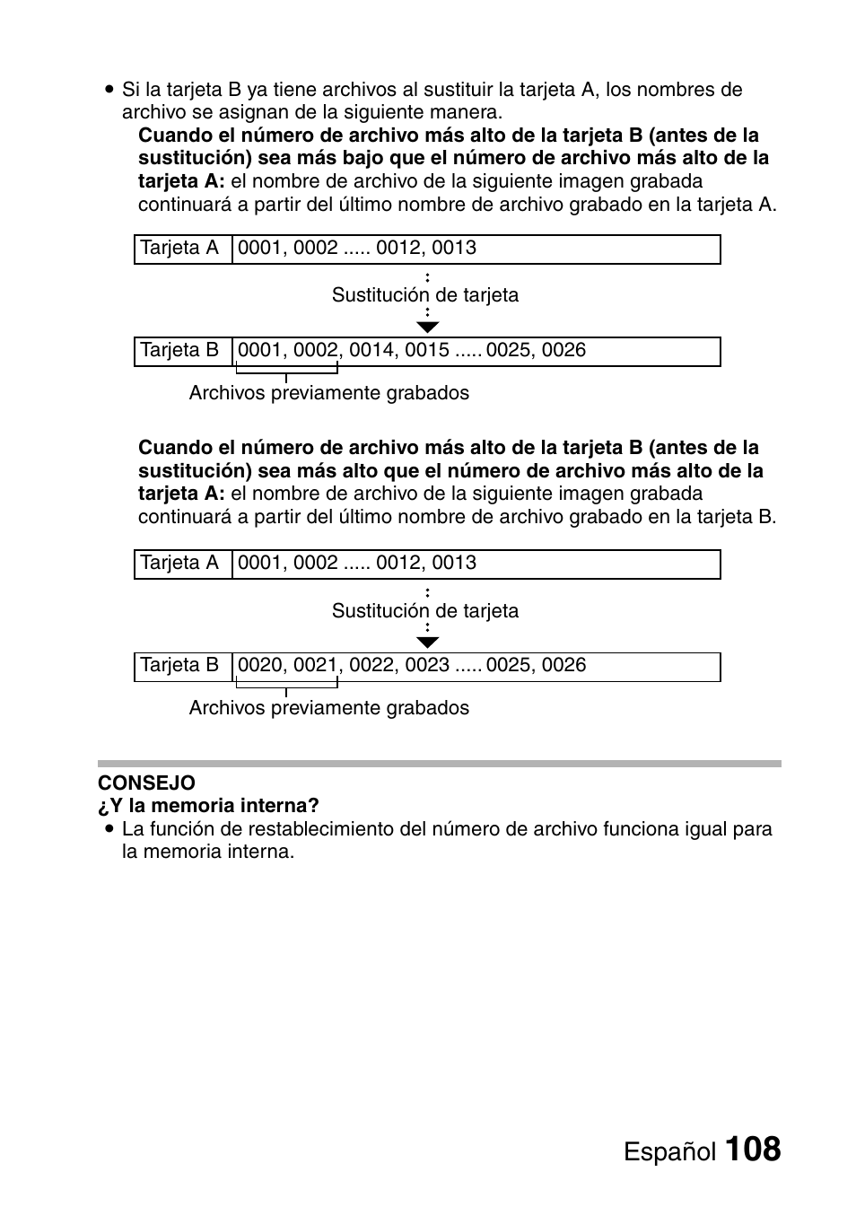 Español | Ricoh R50 User Manual | Page 110 / 159