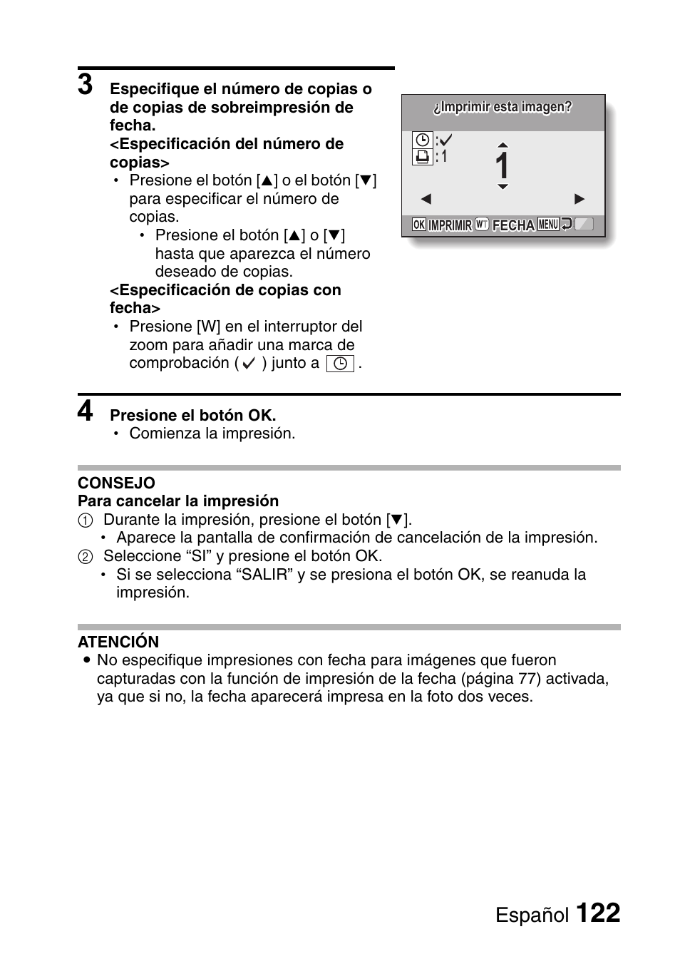 Español | Ricoh R50 User Manual | Page 124 / 159