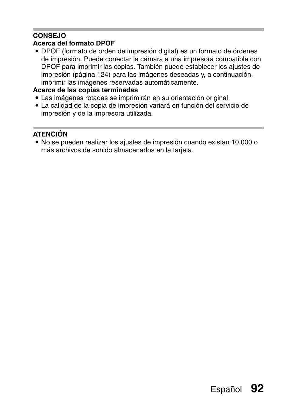 Español | Ricoh R50 User Manual | Page 94 / 159
