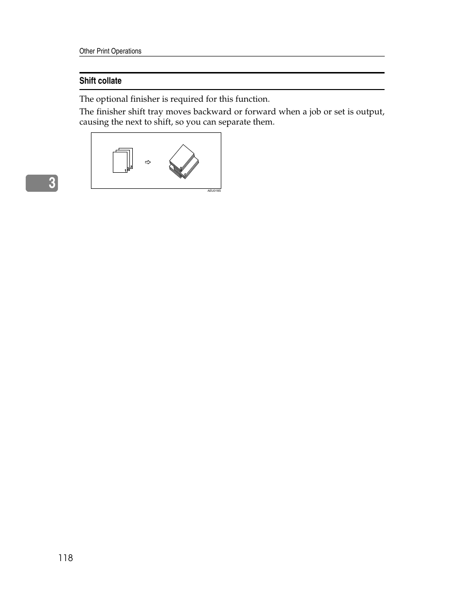 Shift collate | Ricoh 1350 User Manual | Page 126 / 158