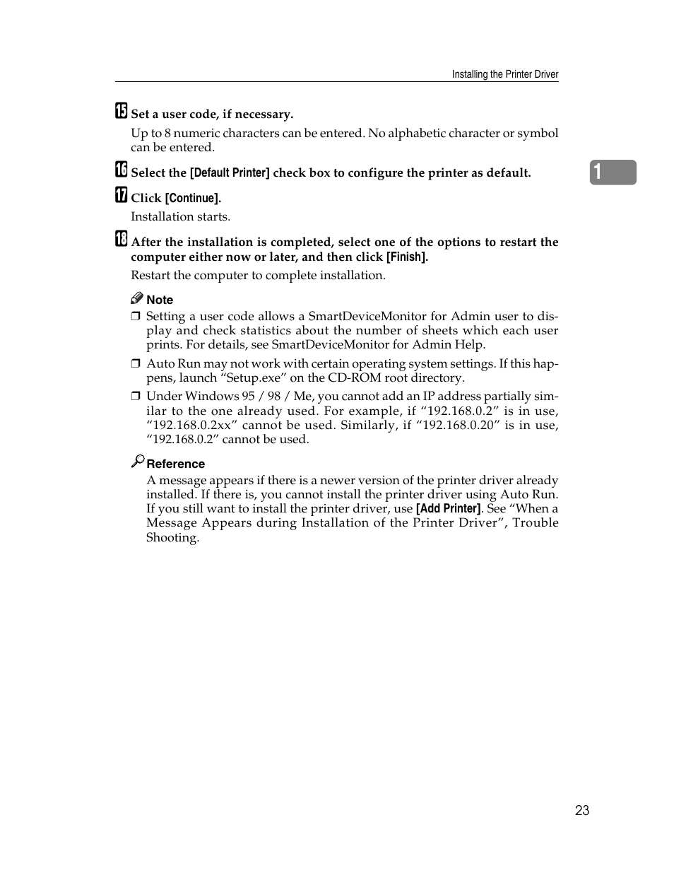 Ricoh 1350 User Manual | Page 31 / 158
