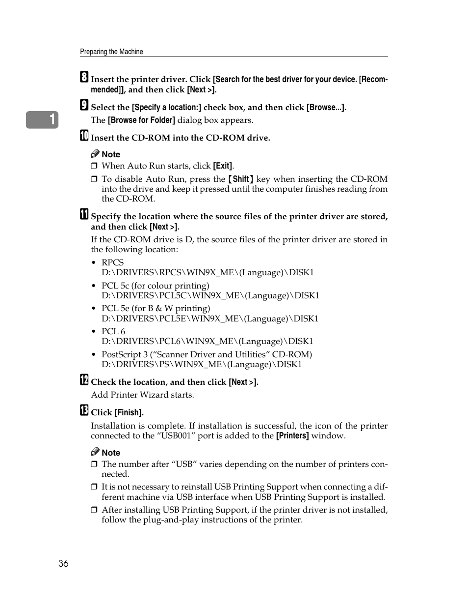 Ricoh 1350 User Manual | Page 44 / 158