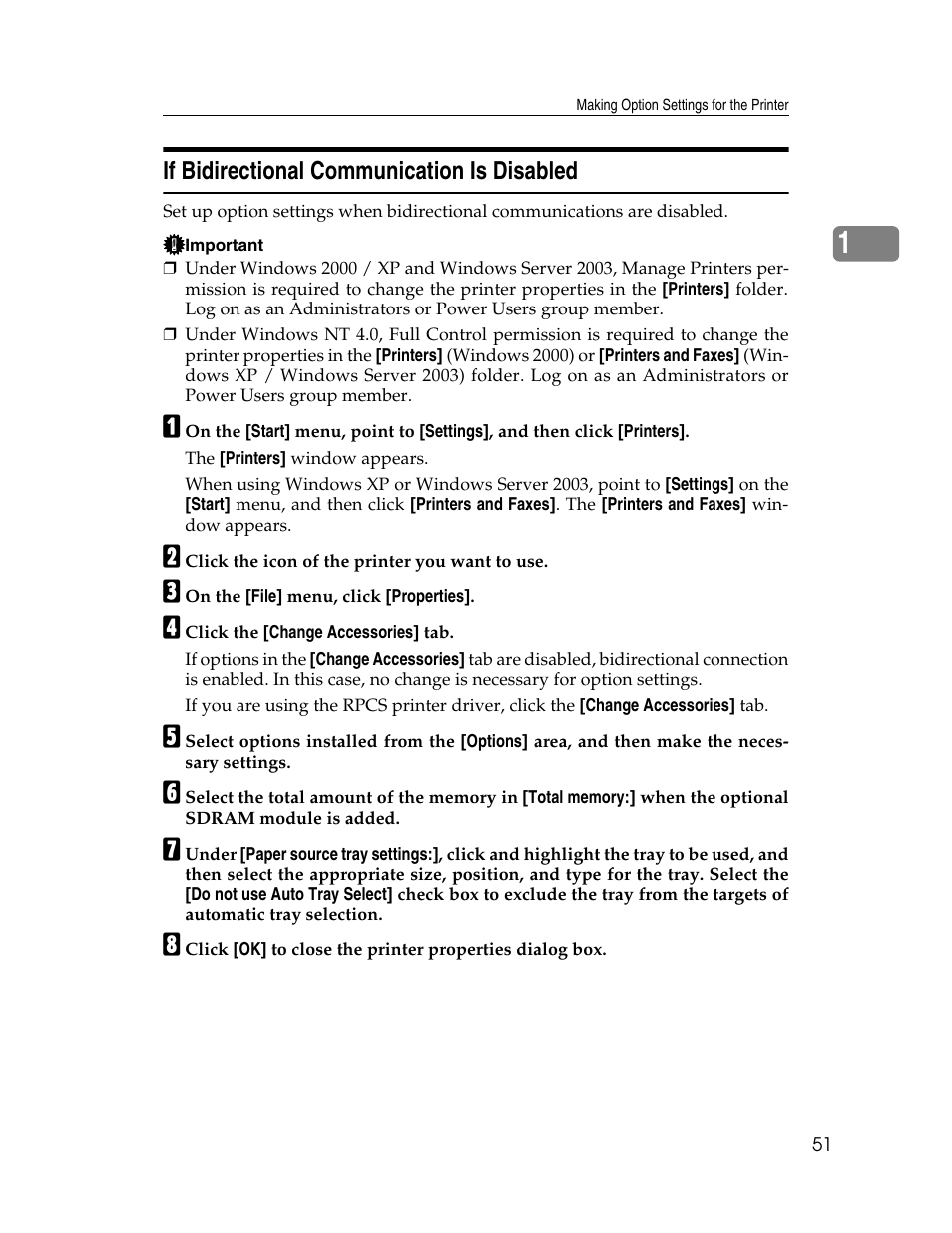 If bidirectional communication is disabled | Ricoh 1350 User Manual | Page 59 / 158