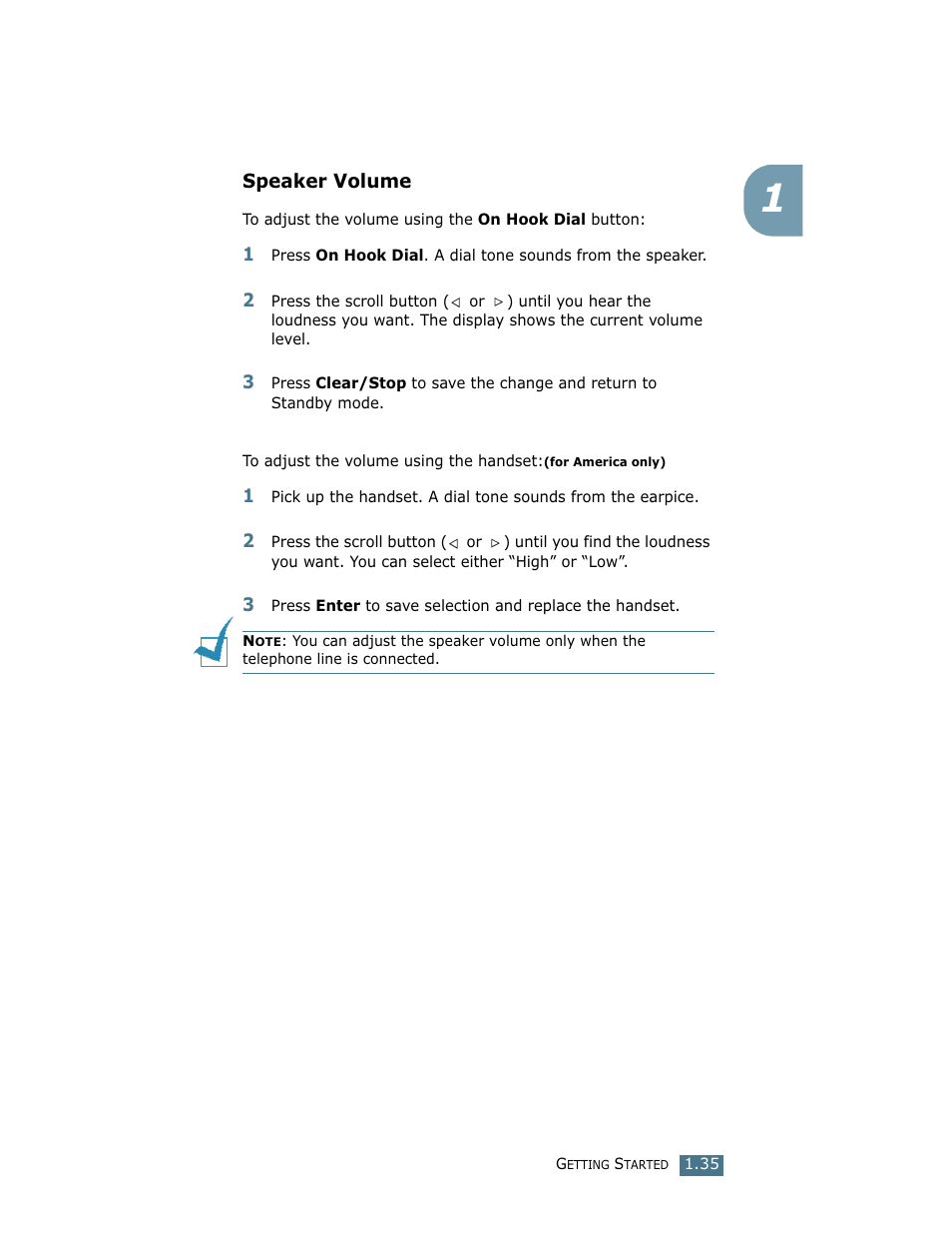 Speaker volume | Ricoh Fax 2210L User Manual | Page 49 / 390