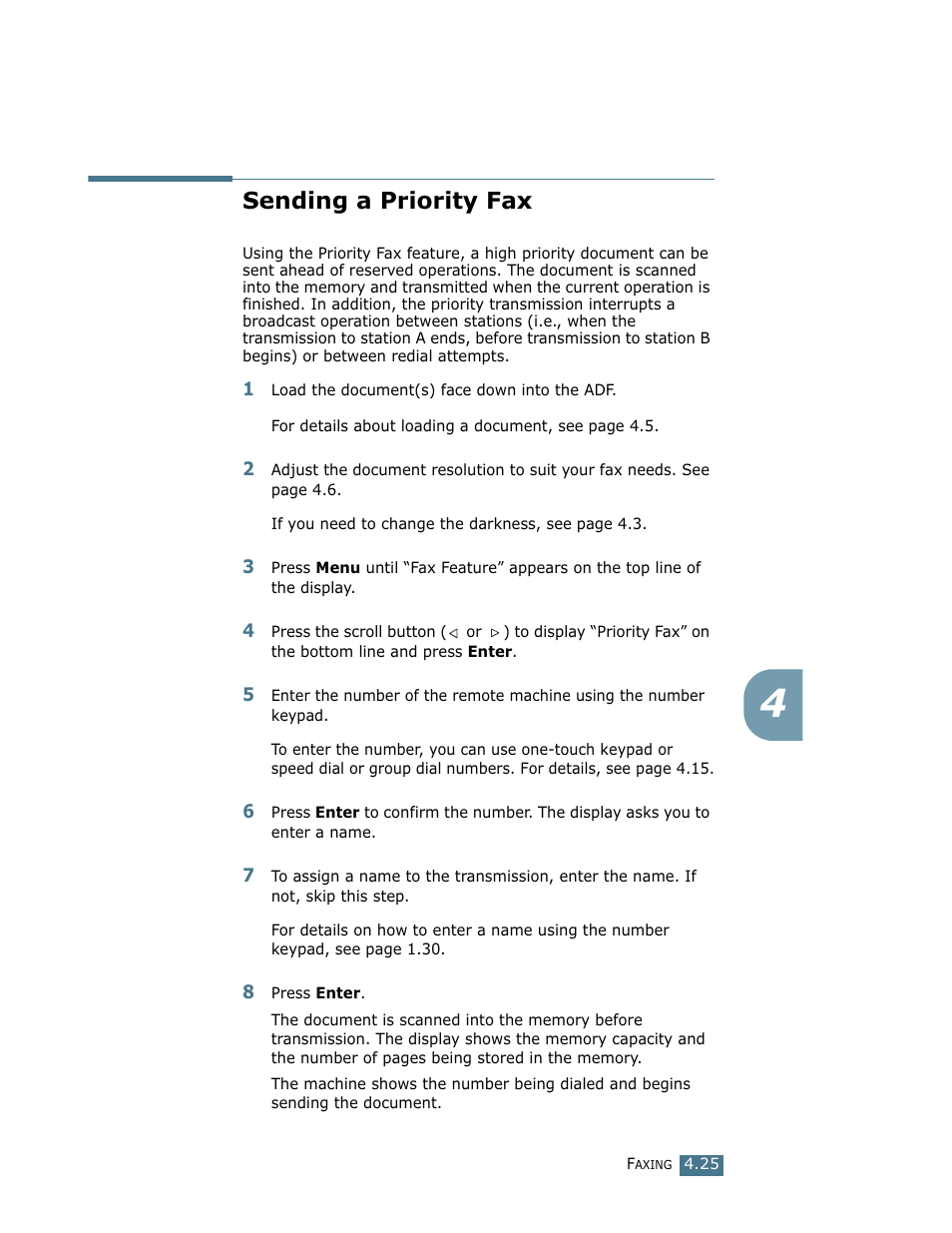 Sending a priority fax | Ricoh Fax 2210L User Manual | Page 93 / 390