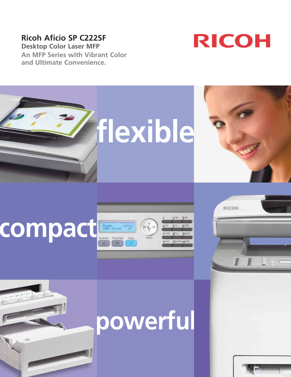Ricoh Aficio SP C222SF User Manual | 4 pages