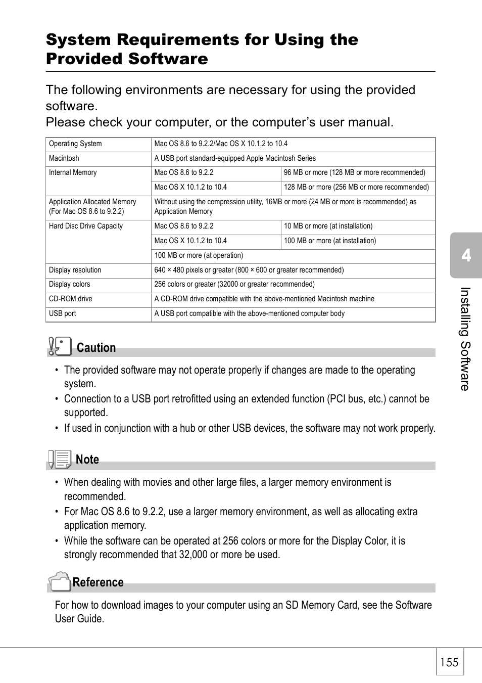 Reference | Ricoh CAPLIO R30 User Manual | Page 157 / 184