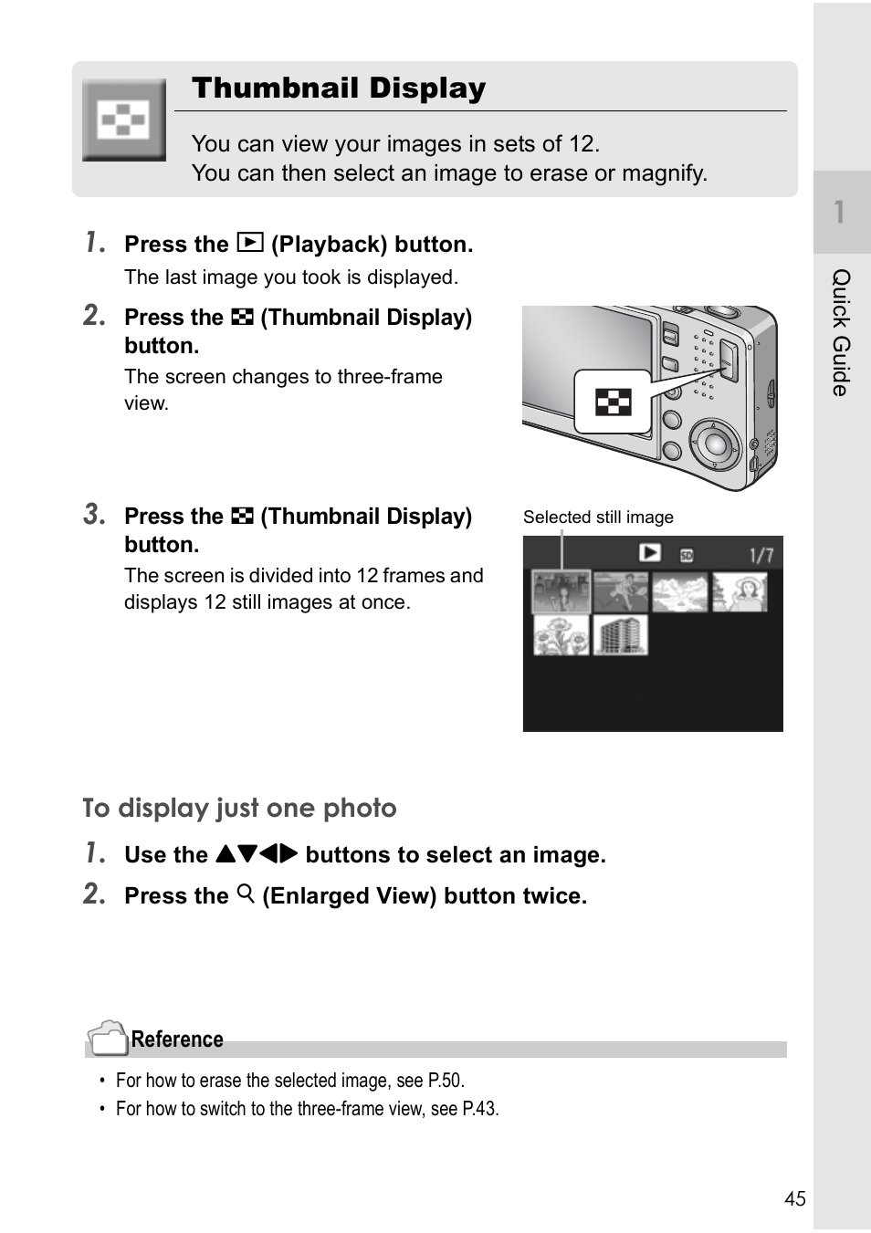 Thumbnail display | Ricoh CAPLIO R30 User Manual | Page 47 / 184