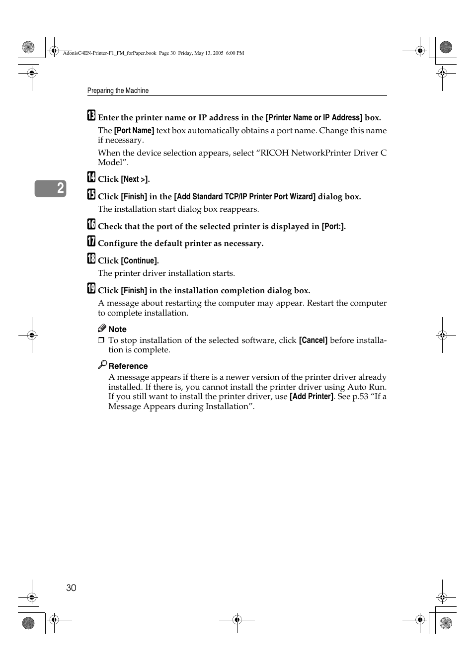 Ricoh 3045 User Manual | Page 36 / 176