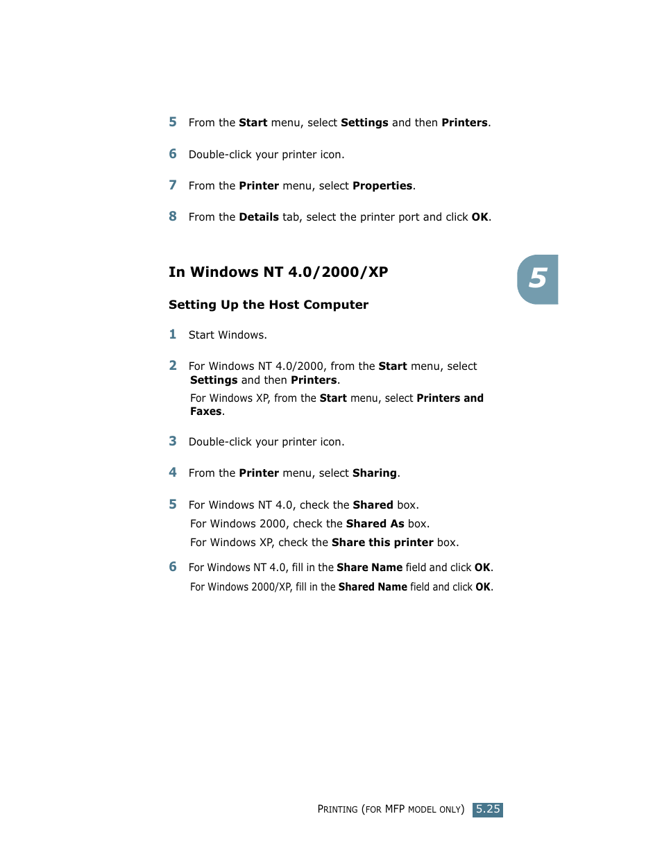 In windows nt 4.0/2000/xp | Ricoh LF 125 (H915) User Manual | Page 131 / 390