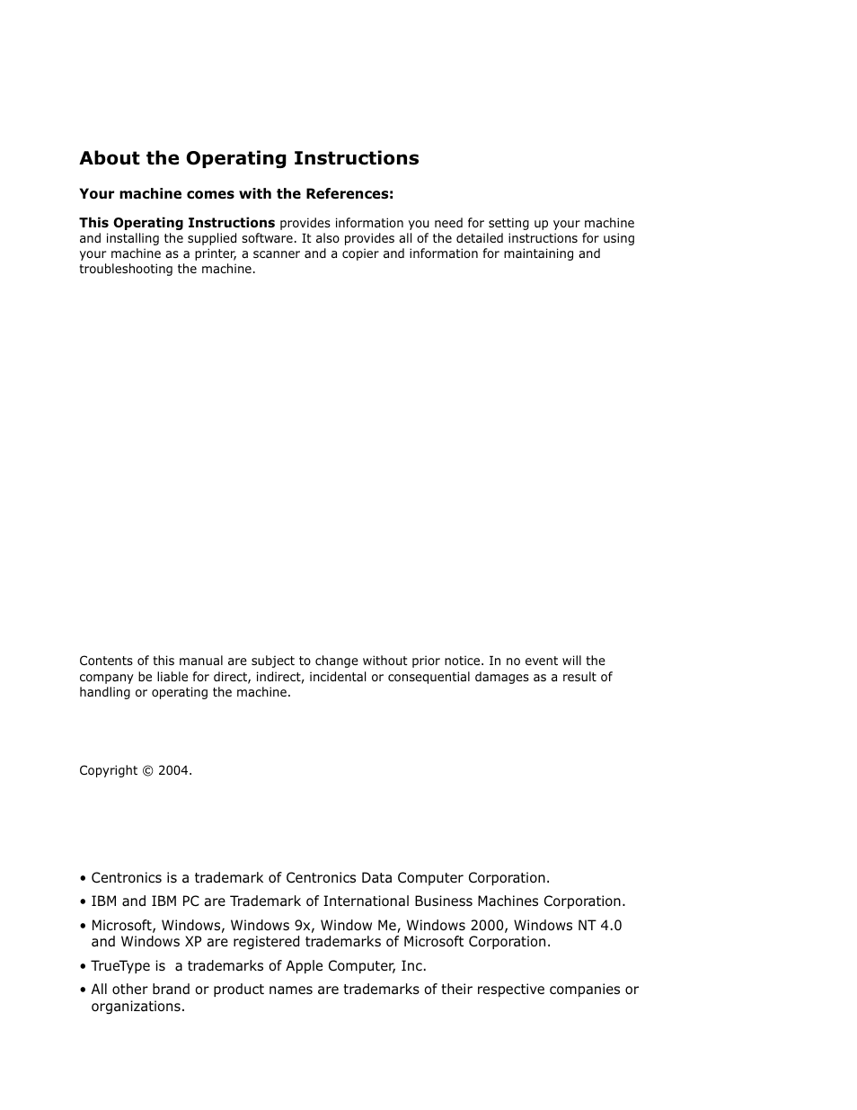 About the operating instructions | Ricoh LF 125 (H915) User Manual | Page 197 / 390