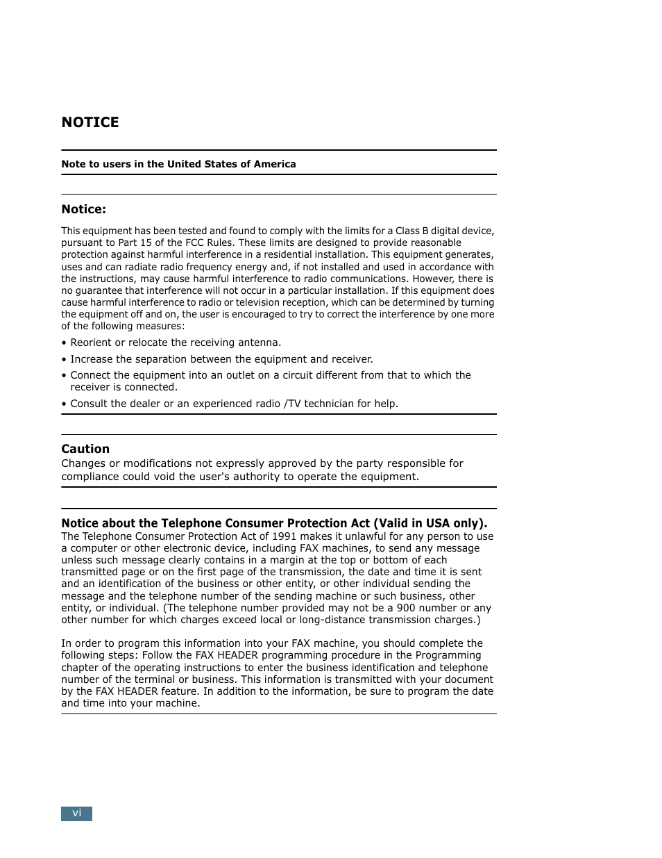 Notice | Ricoh LF 125 (H915) User Manual | Page 202 / 390