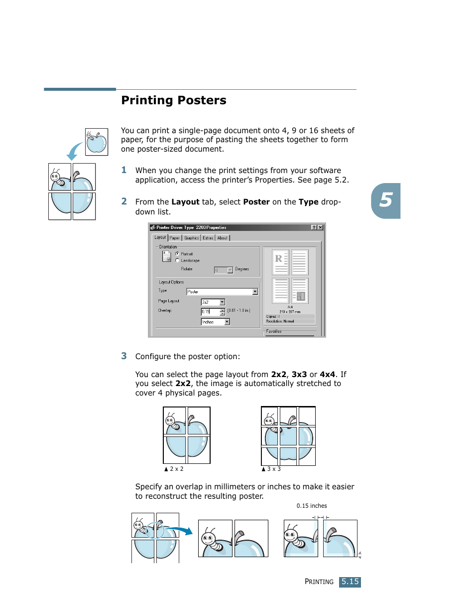 Printing posters | Ricoh LF 125 (H915) User Manual | Page 314 / 390