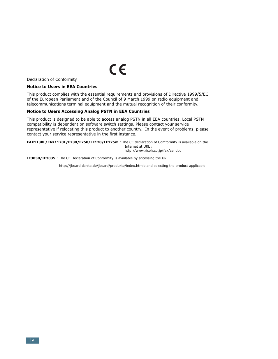 Ricoh LF 125 (H915) User Manual | Page 5 / 390