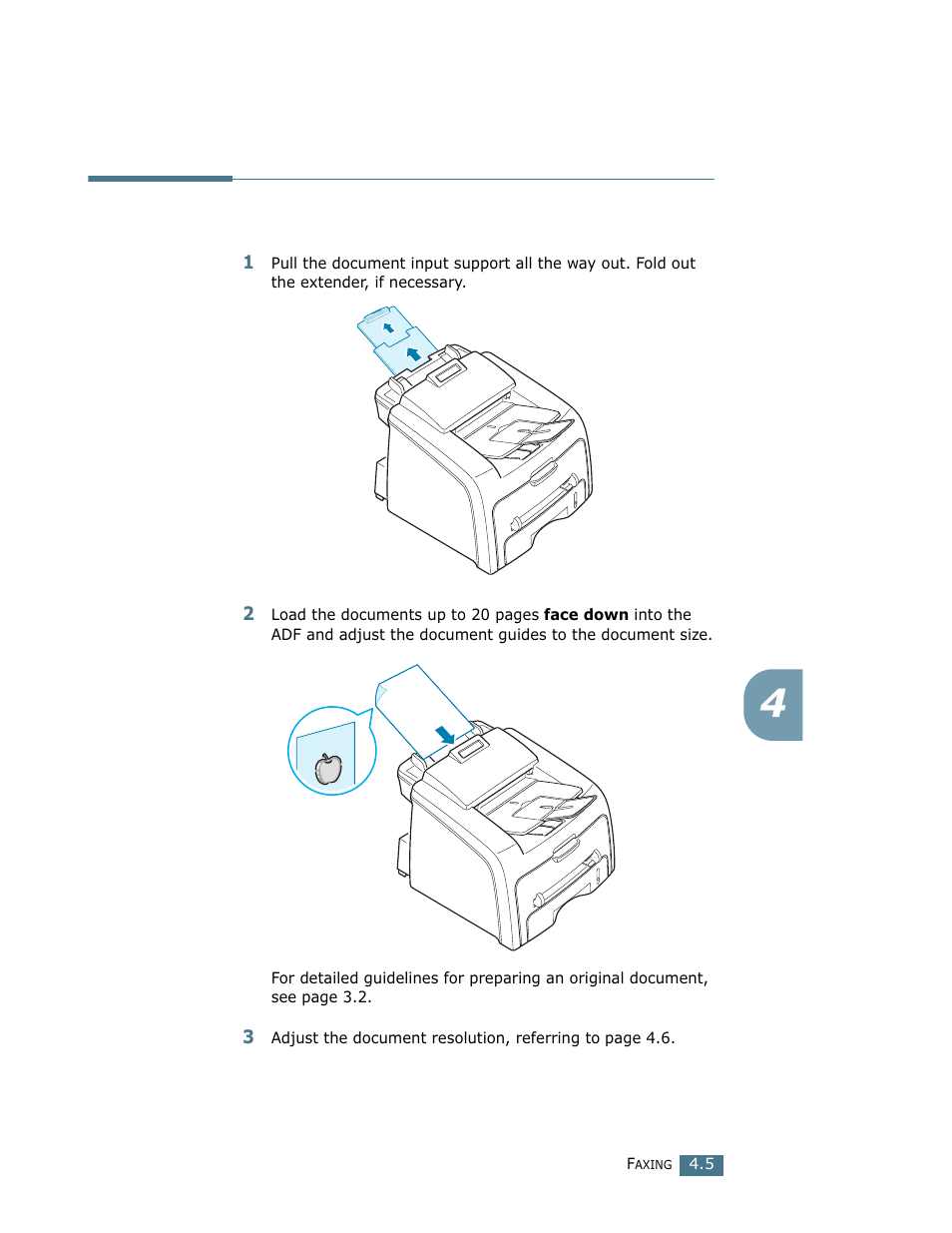 Loading a document | Ricoh LF 125 (H915) User Manual | Page 73 / 390