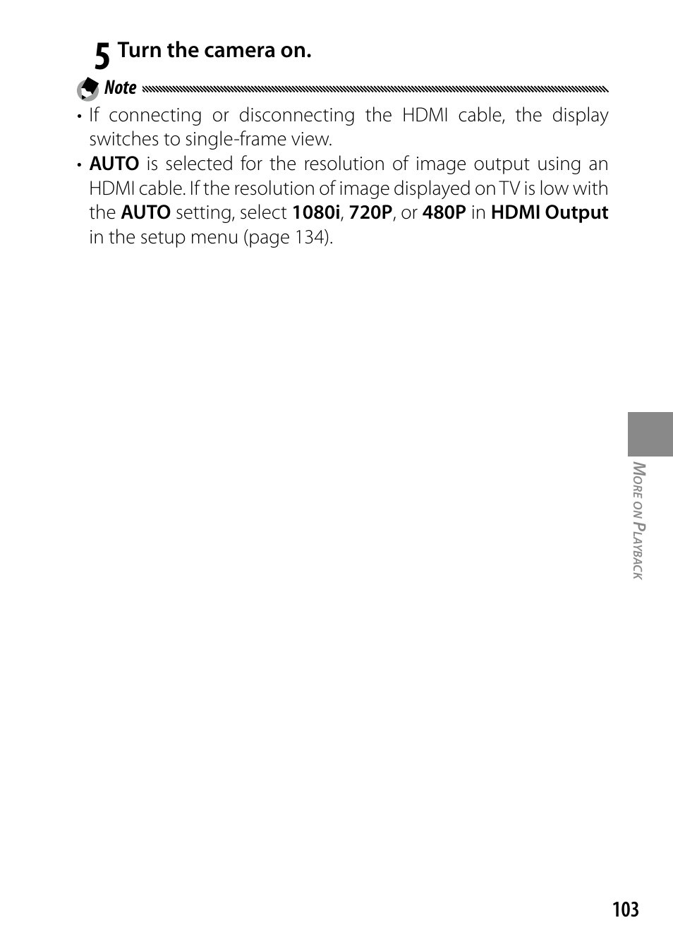 Turn the camera on | Ricoh DIGITAL CAMERA GR User Manual | Page 113 / 181