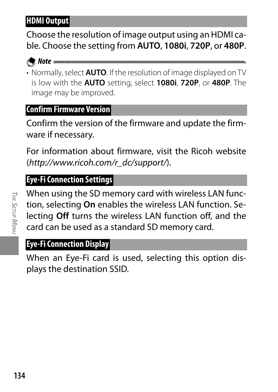 Ricoh DIGITAL CAMERA GR User Manual | Page 144 / 181