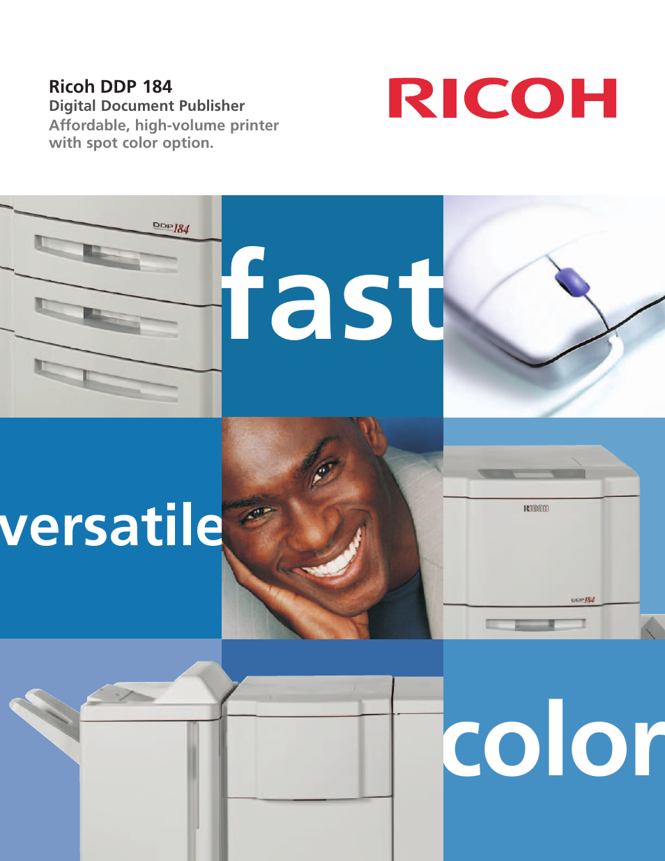 Ricoh DDP 184 User Manual | 4 pages