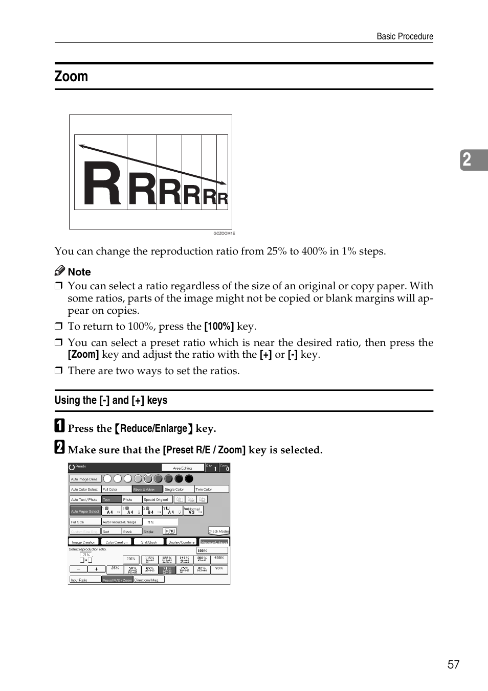 Zoom | Ricoh 4506 User Manual | Page 69 / 222