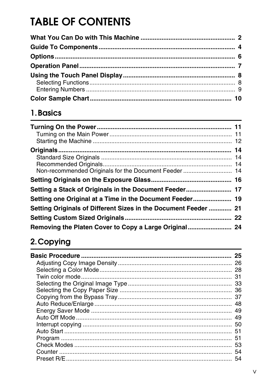 Ricoh 4506 User Manual | Page 9 / 222
