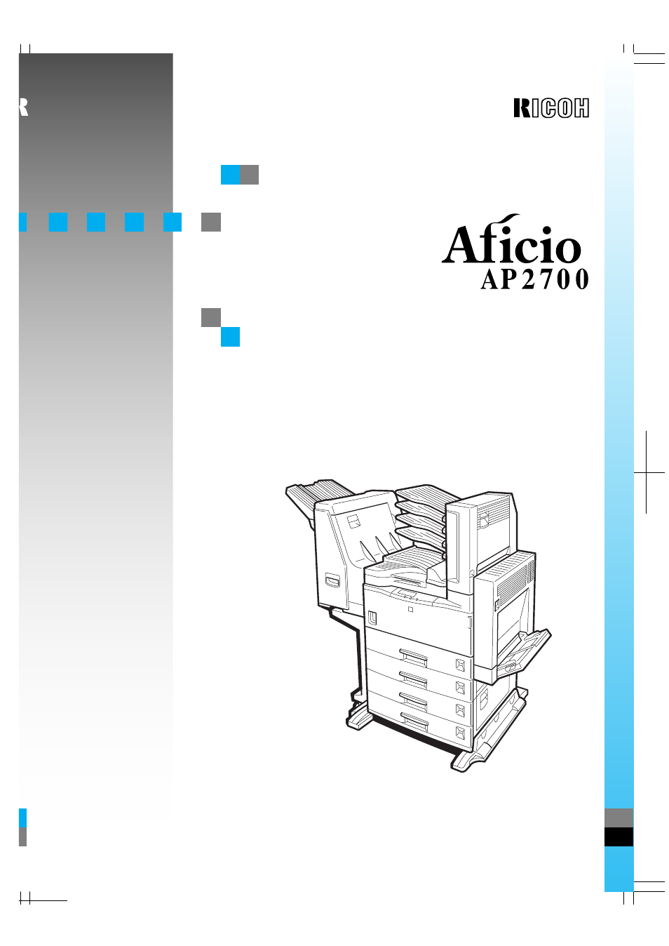 Ricoh Aficio AP2700 User Manual | 138 pages