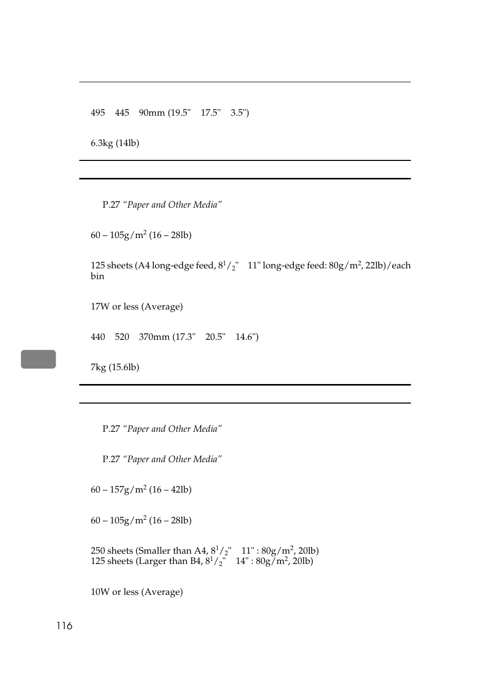 Ricoh Aficio AP2700 User Manual | Page 134 / 138