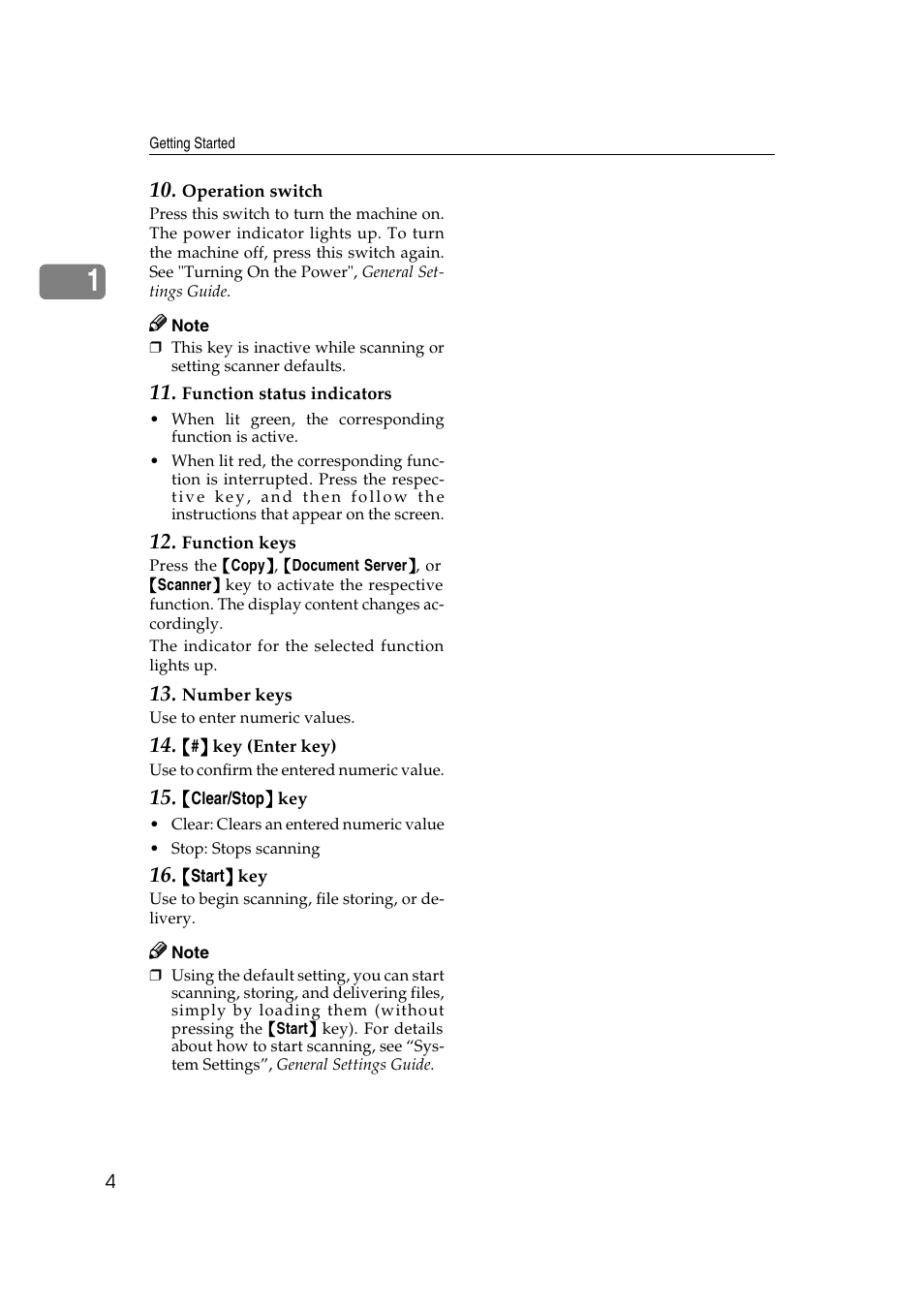Ricoh Type 480 User Manual | Page 12 / 128