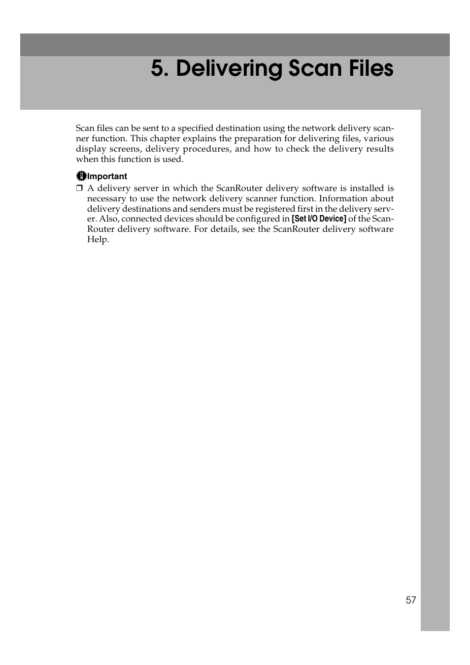Delivering scan files | Ricoh 3260 User Manual | Page 65 / 132