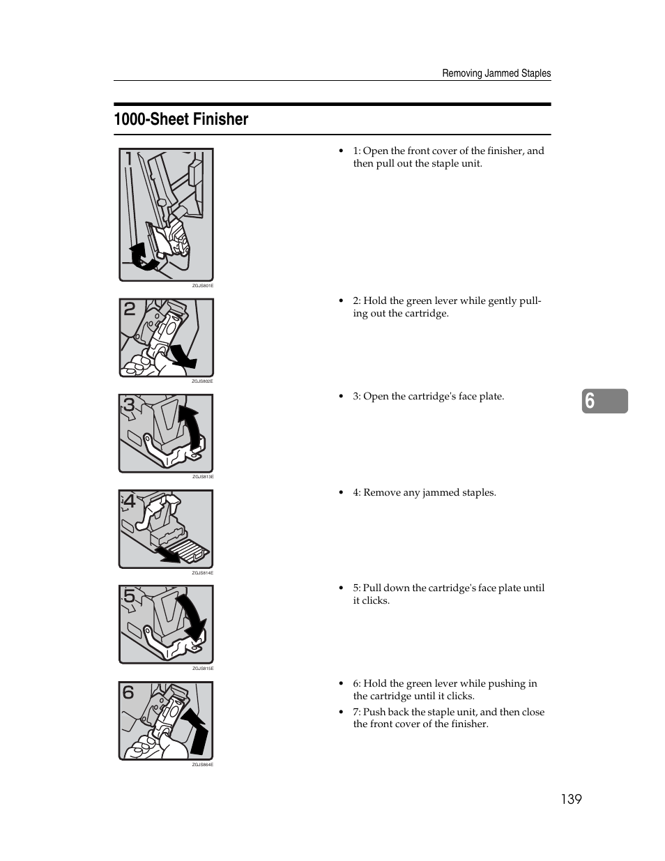 1000-sheet finisher | Ricoh Aficio 2025 User Manual | Page 151 / 182