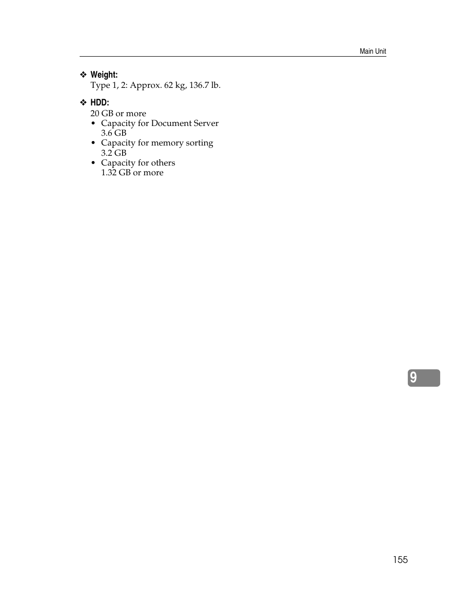 Ricoh Aficio 2025 User Manual | Page 167 / 182