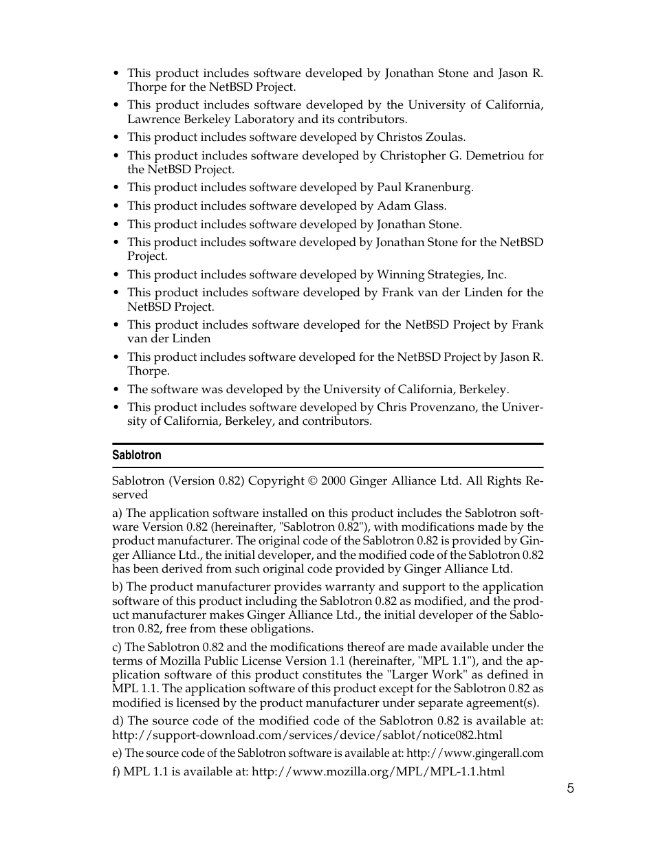 Sablotron | Ricoh Aficio 2025 User Manual | Page 17 / 182
