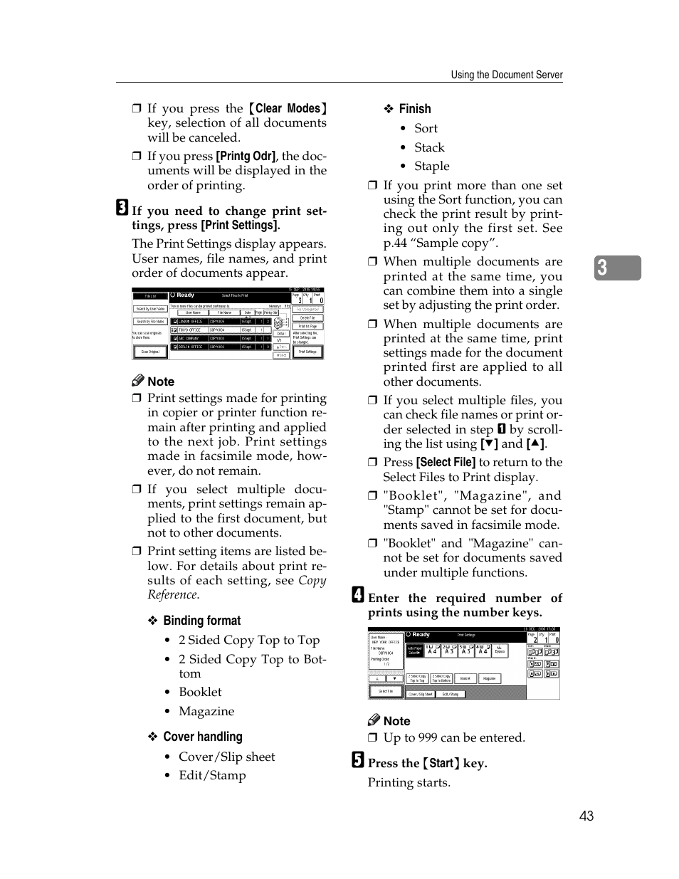 Ricoh Aficio 2025 User Manual | Page 55 / 182