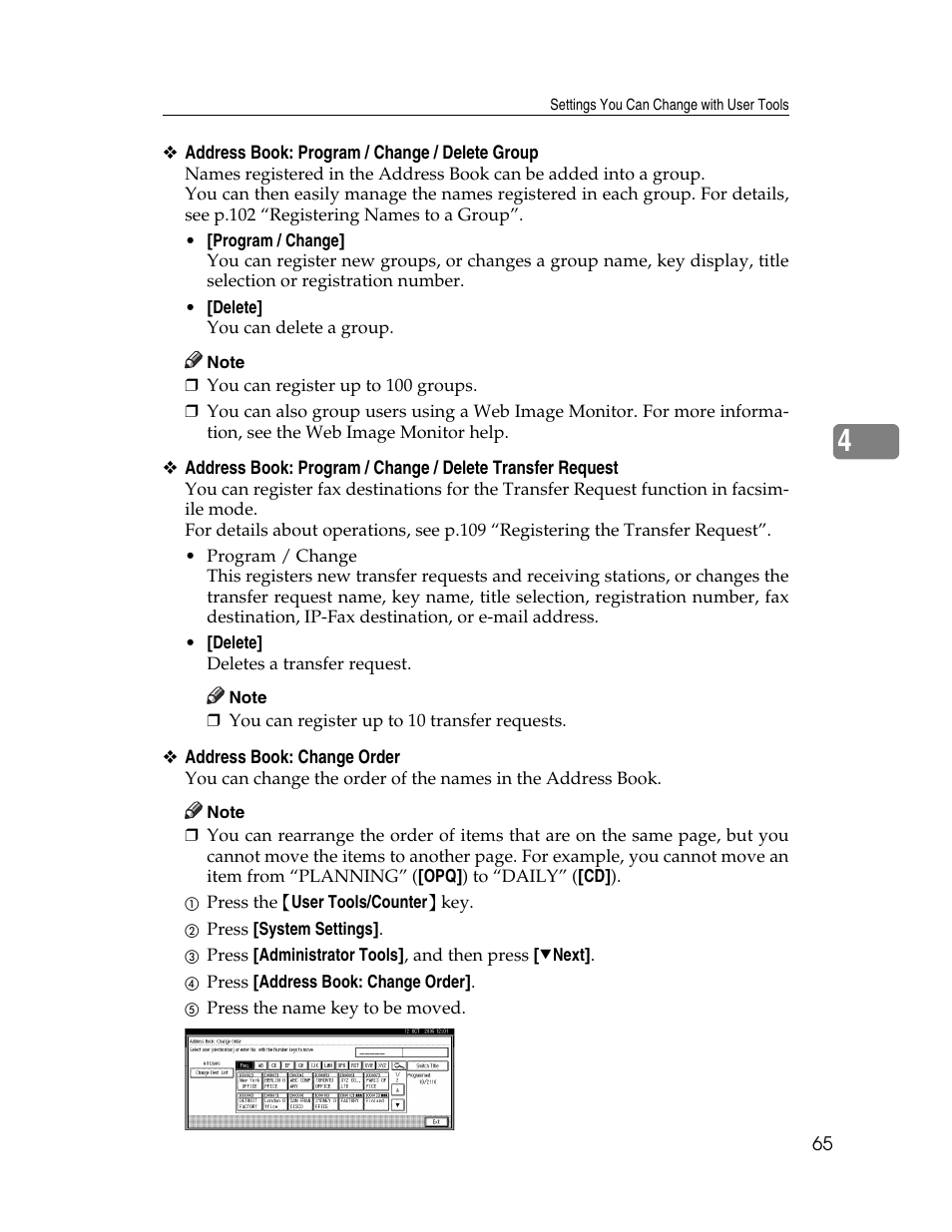 Ricoh Aficio 2025 User Manual | Page 77 / 182