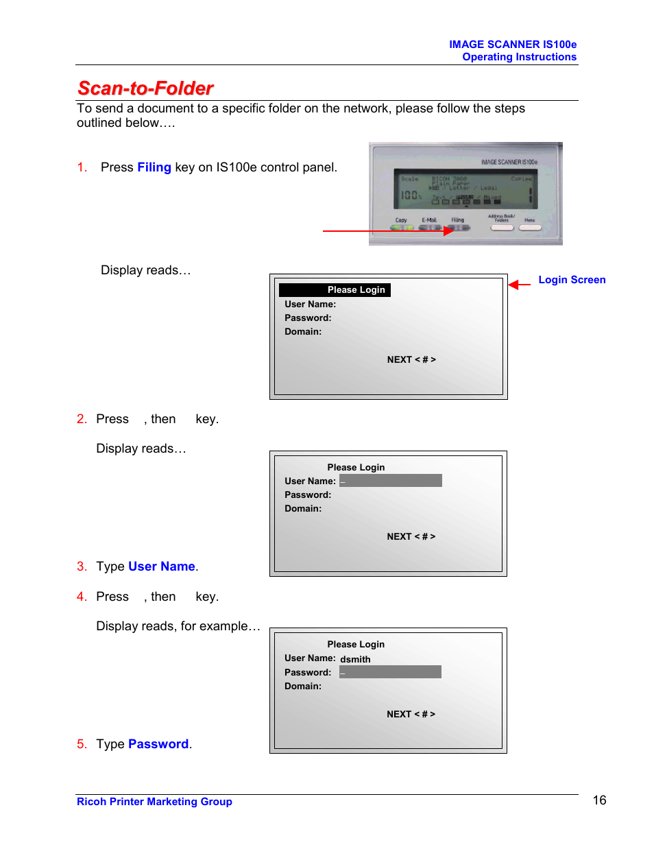 Ricoh GLOBALSCAN IS100E User Manual | Page 16 / 21