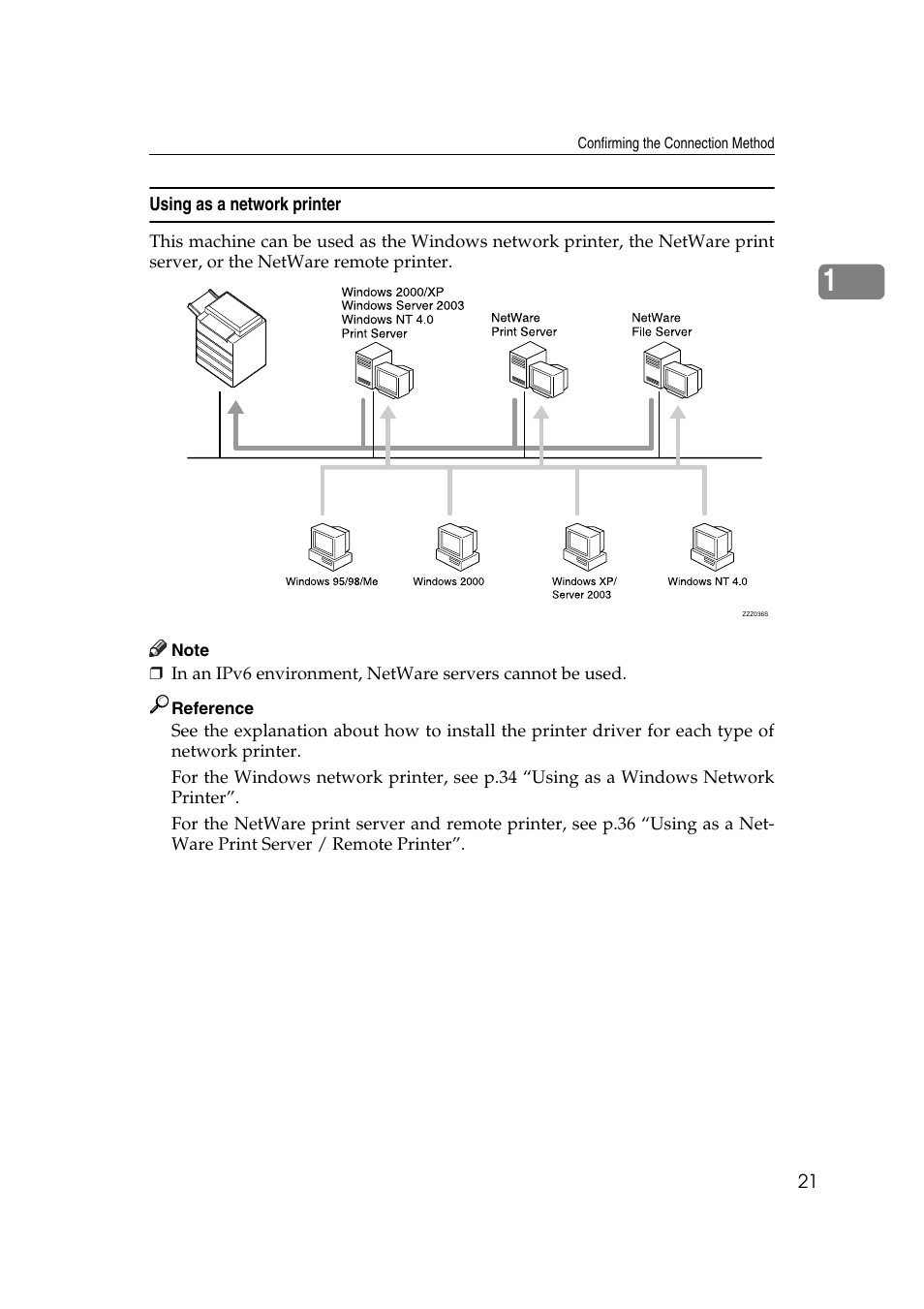 Using as a network printer | Ricoh Aficio MP MP C3500/C4500 User Manual | Page 29 / 166