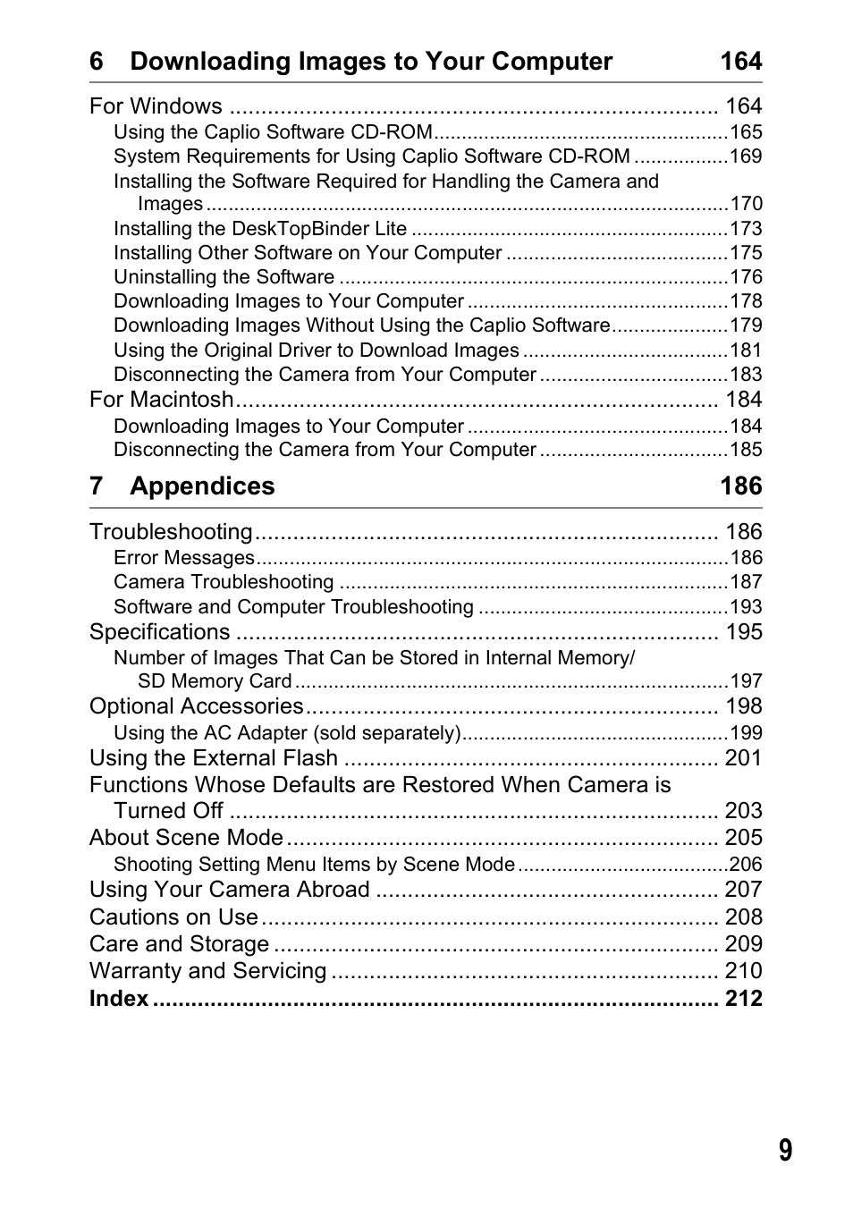 Ricoh GX100VF User Manual | Page 11 / 218