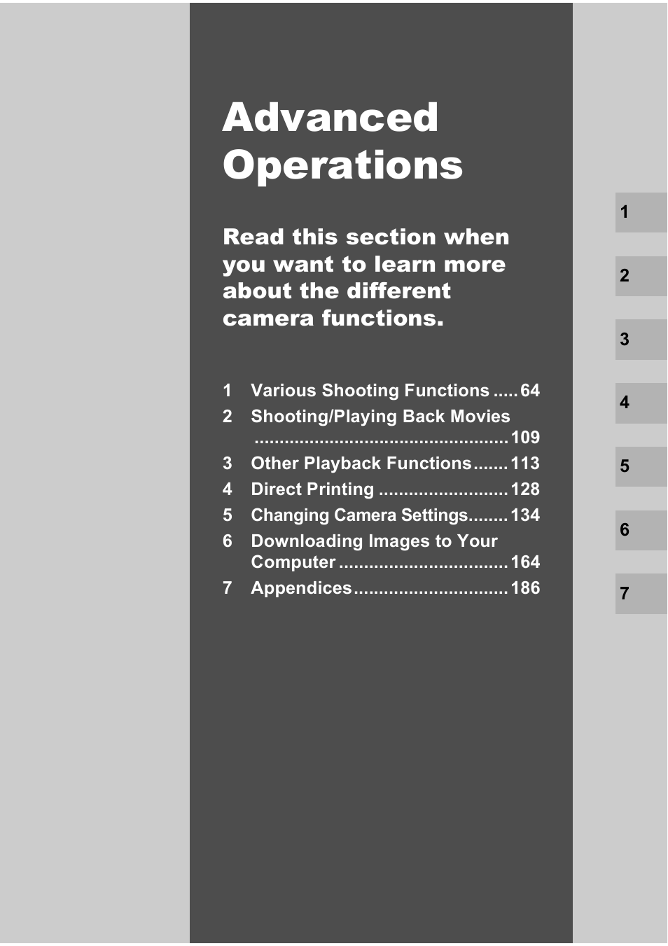 Advanced operations | Ricoh GX100VF User Manual | Page 65 / 218