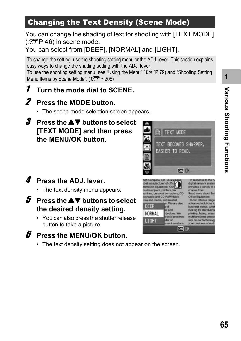 Ricoh GX100VF User Manual | Page 67 / 218