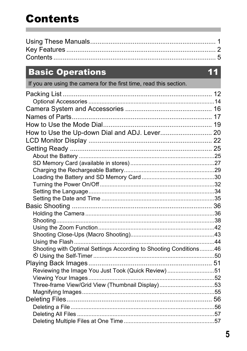 Ricoh GX100VF User Manual | Page 7 / 218